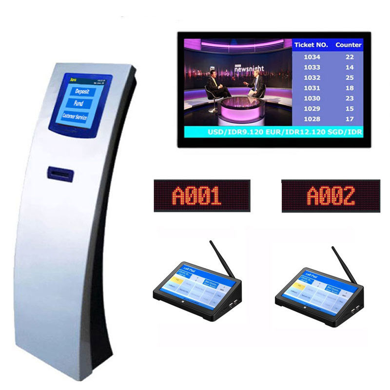 17 Inch Touch Queuing Number Ticket Kiosk Customer Queuing System