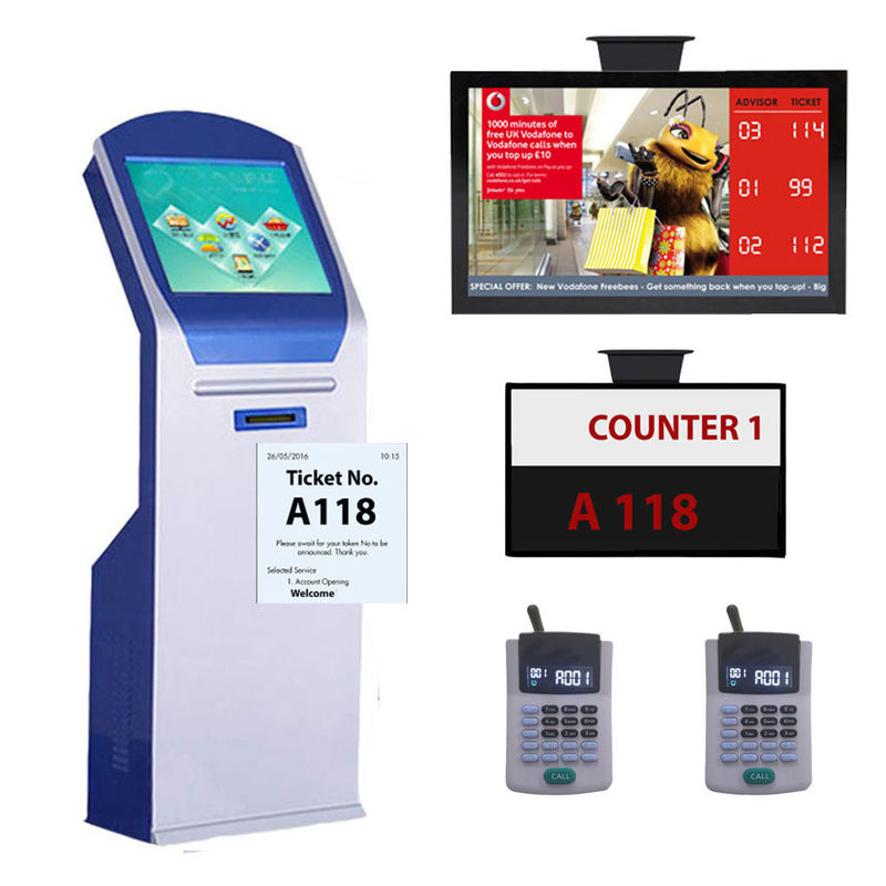1 Year Warranty LCD Counter Display Automatic Queue Management System