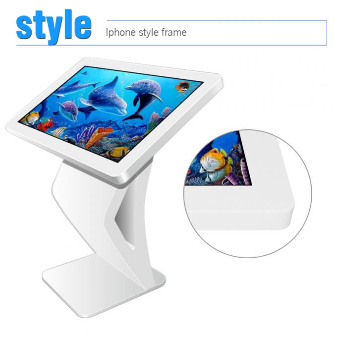 Scratchproof 43 Inch Floor Self Service Touch Screen Kiosk