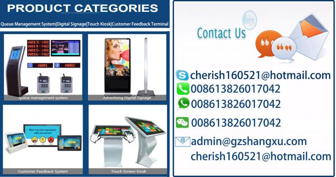 Scratchproof 43 Inch Floor Self Service Touch Screen Kiosk
