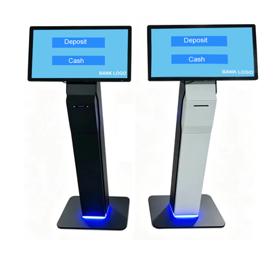 15.6 inch Token Dispenser Kiosk for Queue Management Systems