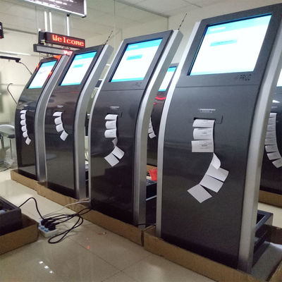 Bank IR Touch Screen Token Number Machine Wireless Queue Management System Multiple Language