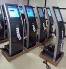 Bank 17 inch WIFI Queue Ticket Dispenser Queue Management System Ticket Machine With Printer