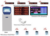 CE Approved IR Touch Screen Queue System Token Number Ticket Dispenser With Thermal Printer