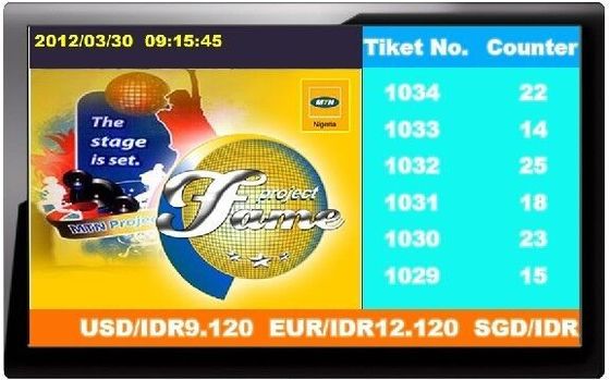 LED Kiosk Queue Management System