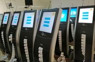Self Service 19 inch Token Number Kiosk Ticket Dispenser Queue Ticket Machine For Bank Government