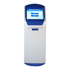 IR Touch Panel Dustproof Service Center Queue Ticketing System With Ticket Dispenser Kiosk