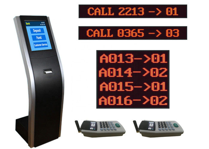 17 inch Infrared touch screen Kiosk calling ticket dispenser machine queue management system