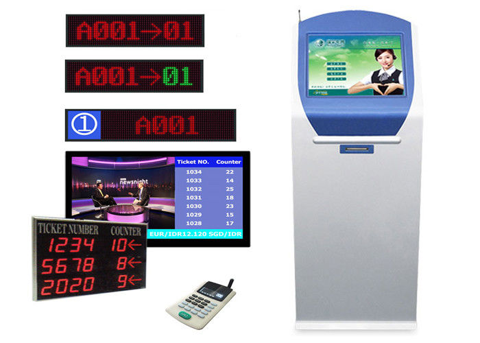 CE Certificate 17 Inch Token Number Electronic Queuing System