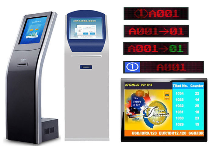 CE Self Service Intelligent Teller and Counter Token Number Machine Bank Queue System