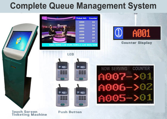50HZ 60HZ Cold Rolled Steel Ticket Dispenser Kiosk